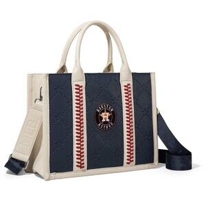 Montana West MLB-HA100-100 MLB Houston Astros Team Whipstitch Tote/Crossbody NWT